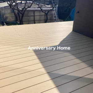 デッキ工事完了！