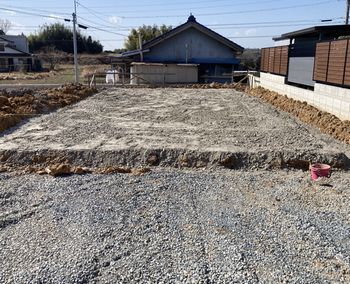 基礎工事はじめました。