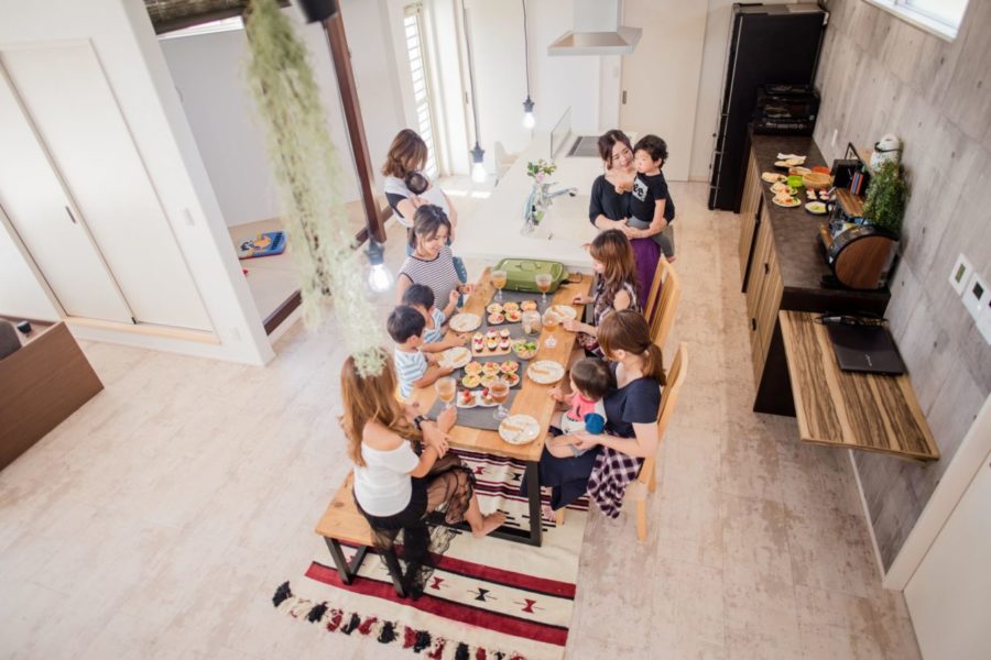 いつでもホームパーティーができる家