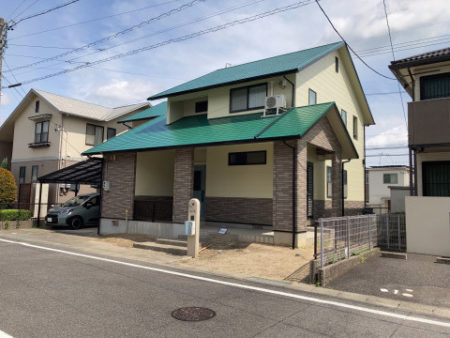 大府市で外壁塗装完了！