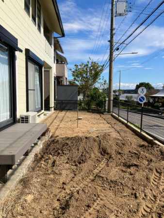 大府市で植栽工事着工